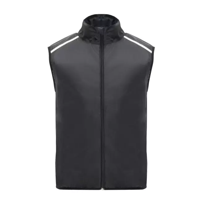 BODYWARMER SPORT MIXTE PERSONNALISE 'JANNU' - noir