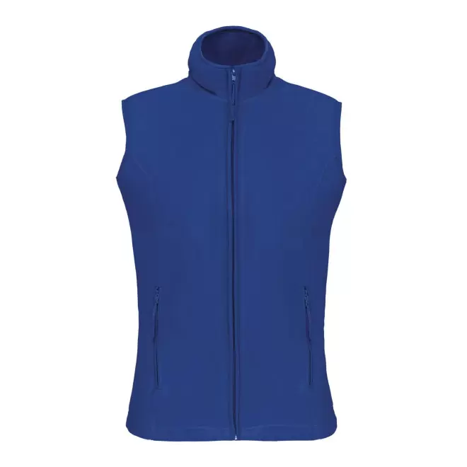 POLAIRE PERSONNALISABLE BODYWARMER FEMME 'KARIPOL BW' - bleu royal