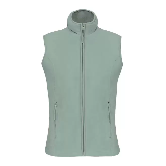 POLAIRE PERSONNALISABLE BODYWARMER FEMME 'KARIPOL BW' - sauge