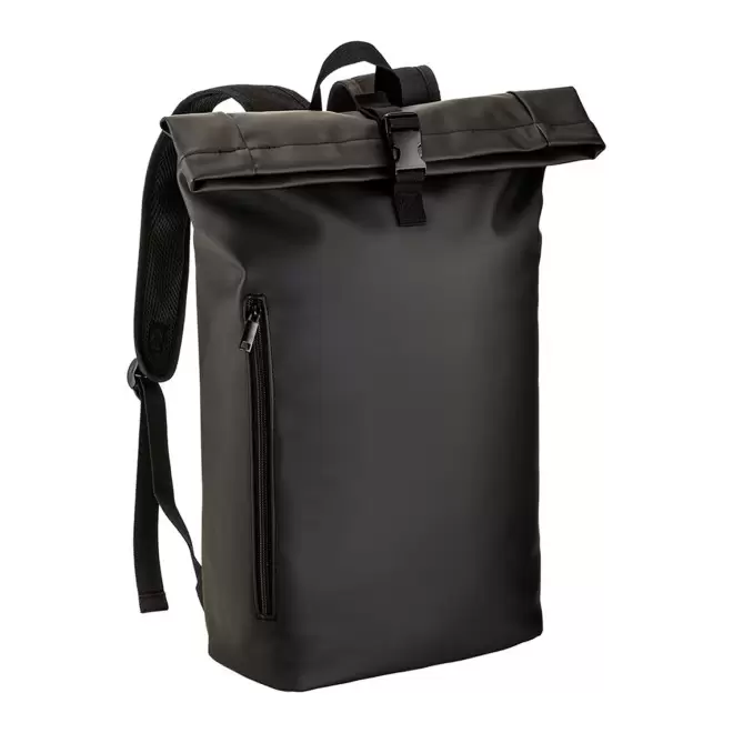SAC A DOS EN PU PERSONNALISABLE 'OLYMPLO' - noir