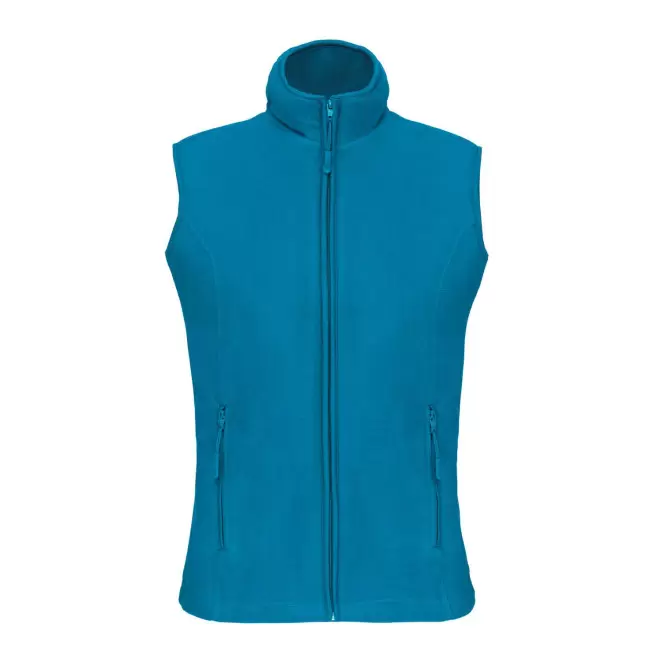 POLAIRE PERSONNALISABLE BODYWARMER FEMME 'KARIPOL BW' - bleu