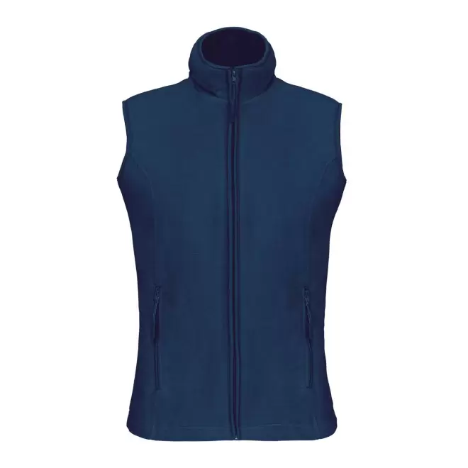 POLAIRE PERSONNALISABLE BODYWARMER FEMME 'KARIPOL BW' - indigo