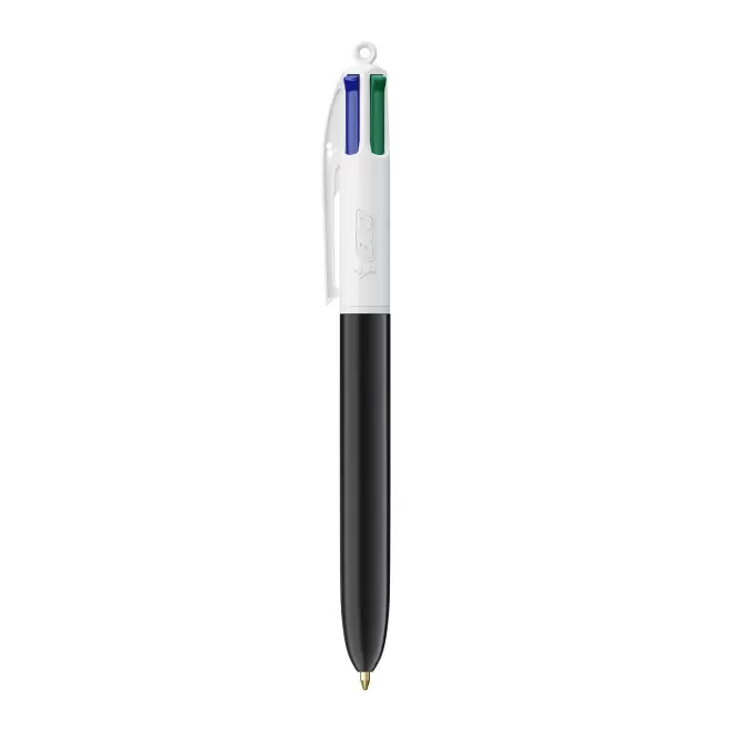 STYLO 4 COULEURS PUBLICITAIRE BIC® 'CLASSIQUE' - noir