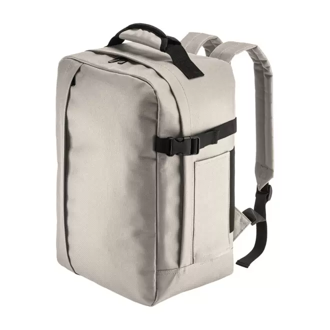 SAC A DOS CABINE PERSONNALISABLE 'ZEBROS CABINE' - beige