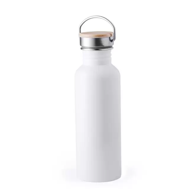 GOURDE ALU PERSONNALISABLE 800 ML 'CHEDDY COLOR'  - blanc