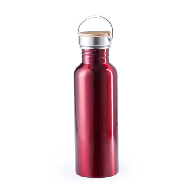 GOURDE ALU PERSONNALISABLE 800 ML 'CHEDDY COLOR'  - rouge