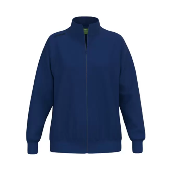 SWEAT ZIPPE FEMME PERSONNALISE 'TS' - bleu marine