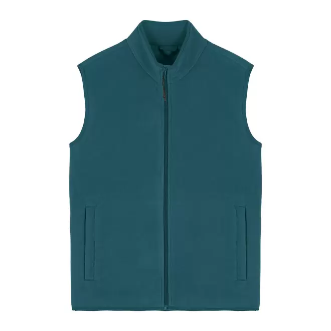 VESTE POLAIRE SANS MANCHES HOMME PERSONNALISABLE 'QUESTER' - bleu canard