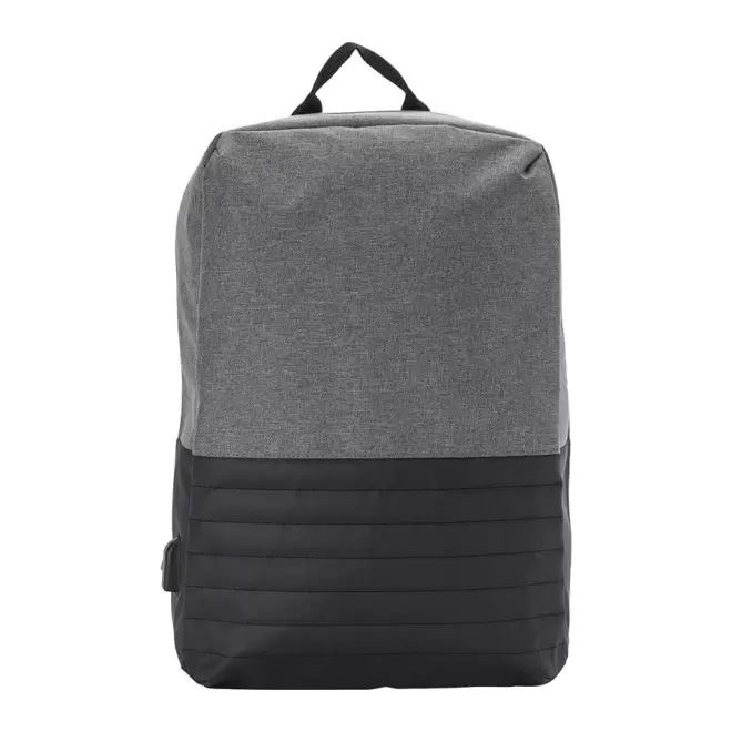SAC À DOS ANTIVOL PERSONNALISÉ POUR ORDINATEUR 'JOSHUA' - gris