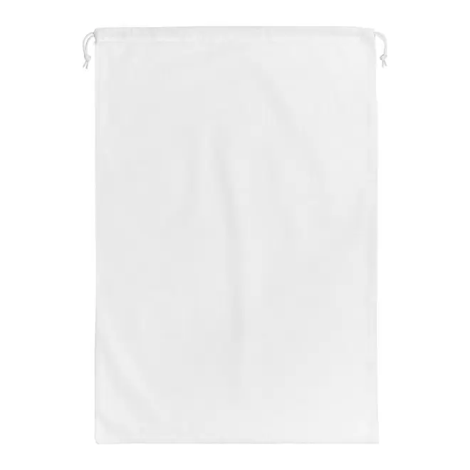 POCHETTE PERSONNALISABLE EN COTON NOIR OU BLANC 130G/M² 'SAKOULA' - blanc