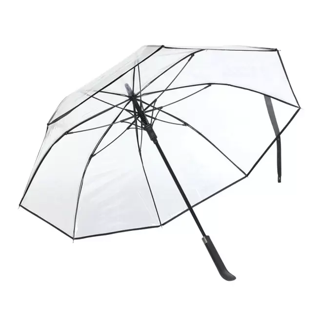 PARAPLUIE PERSONNALISÉ MANCHE DROIT 'CALLEN' - noir