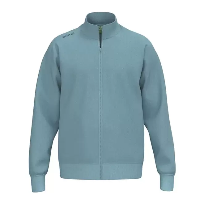 SWEAT ZIPPE HOMME PERSONNALISE 'TS' - bleu gris