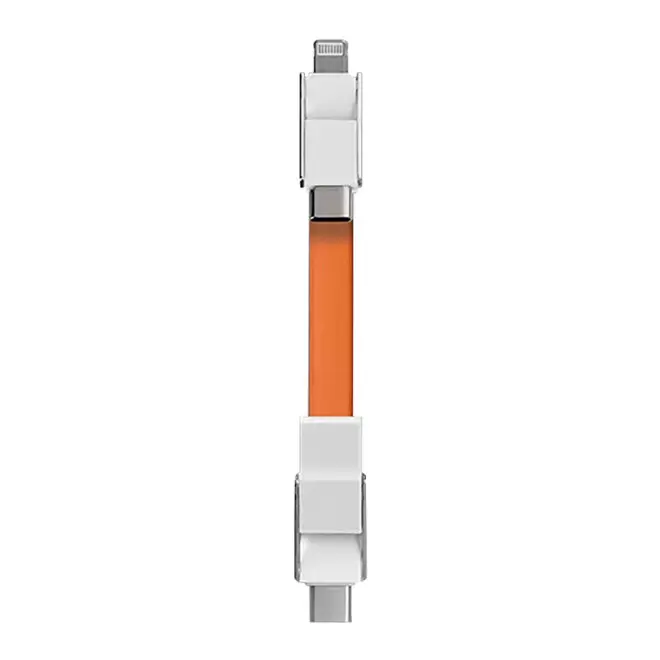 PORTE CLE CHARGEUR 20W PERSONNALISE 'MAGNA' - orange