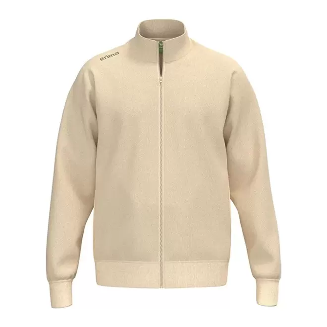 SWEAT ZIPPE HOMME PERSONNALISE 'TS' - beige