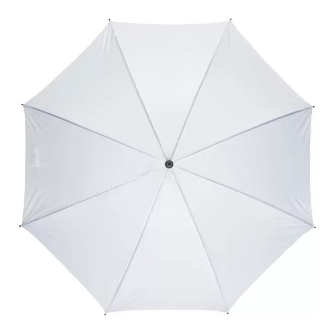 PARAPLUIE PERSONNALISABLE GOLF TEMPÊTE 'FANORE' MANCHE DROIT - blanc