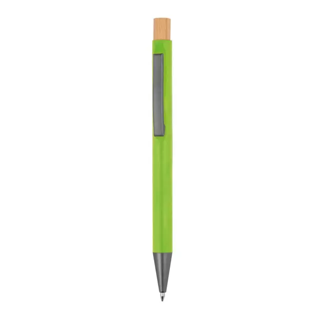 STYLO EN ALU RECYCLE PERSONNALISABLE 'DANA FLASHY' - vert pomme