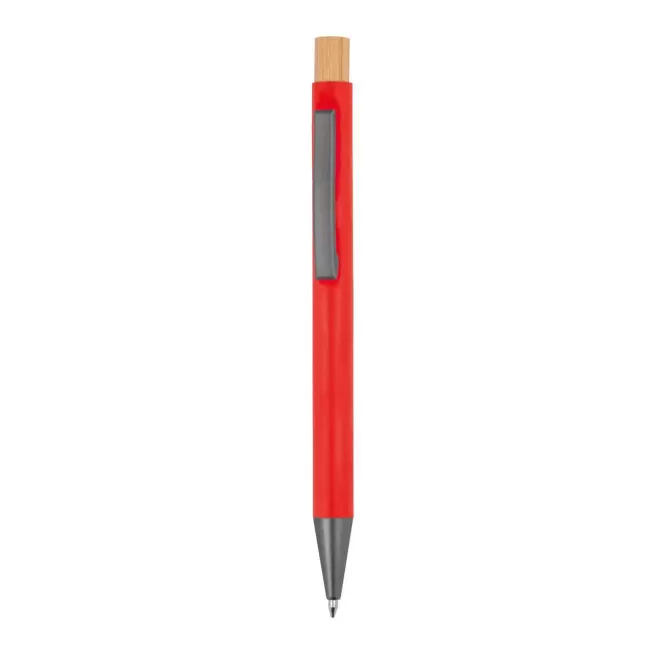 STYLO EN ALU RECYCLE PERSONNALISABLE 'DANA FLASHY' - rouge