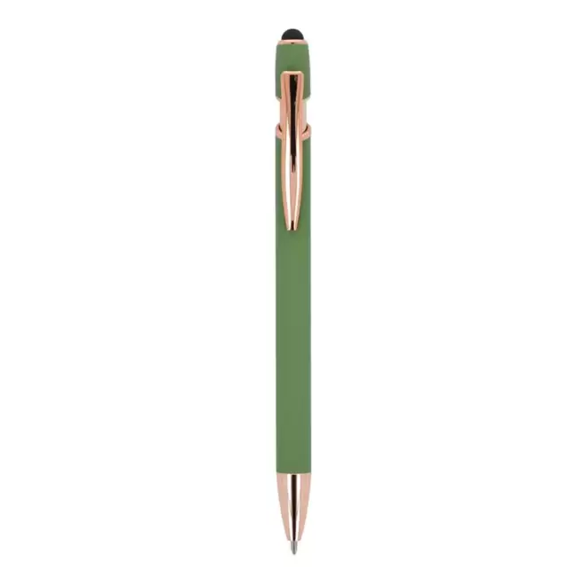 STYLO A BILLE PERSONNALISABLE MINE BLEUE 'PRINCY ROSY' - vert olive