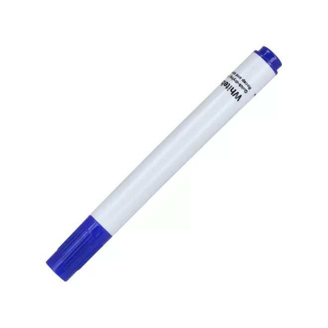 MARQUEUR TABLEAU BLANC PERSONNALISABLE 'BORDY' - bleu