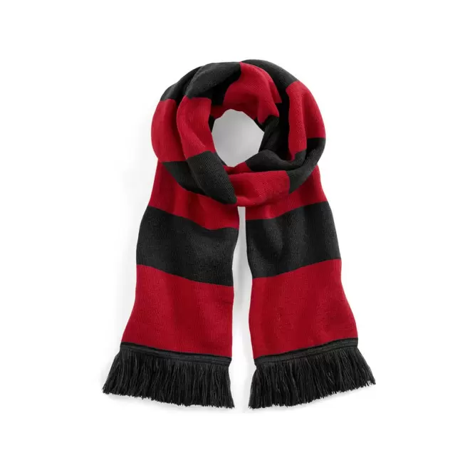 ECHARPE PERSONNALISEE 'STADIUM SCARF' - noir/rouge