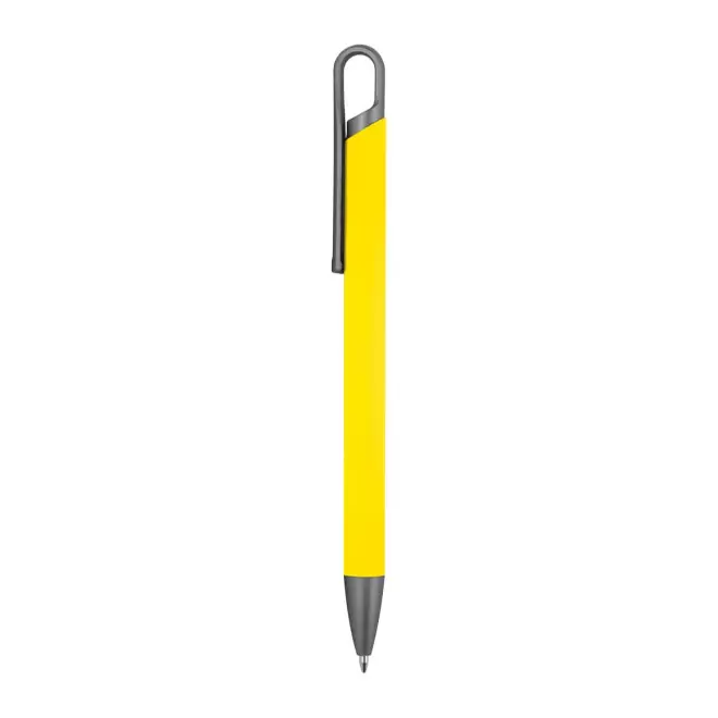STYLO EN ALU RECYCLE PERSONNALISE 'ROCKET SOFT' - jaune