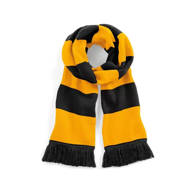 ECHARPE PERSONNALISEE 'STADIUM SCARF' - noir/jaune