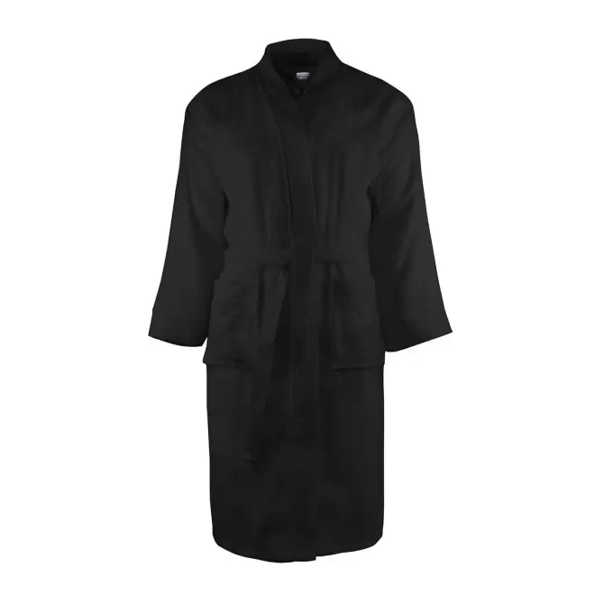 PEIGNOIR PERSONNALISABLE 'BATHROBE 340' - noir