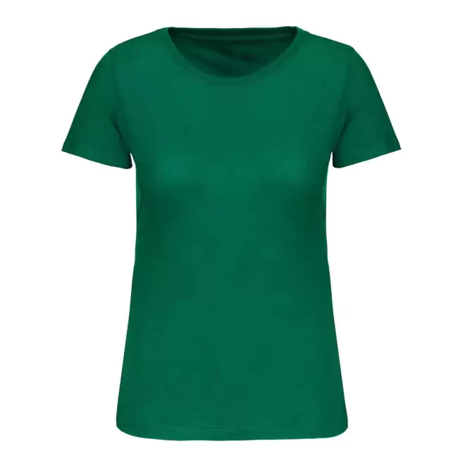 TEE-SHIRT PERSONNALISABLE BIO COULEUR FEMME 'KARIBA 150' - vert