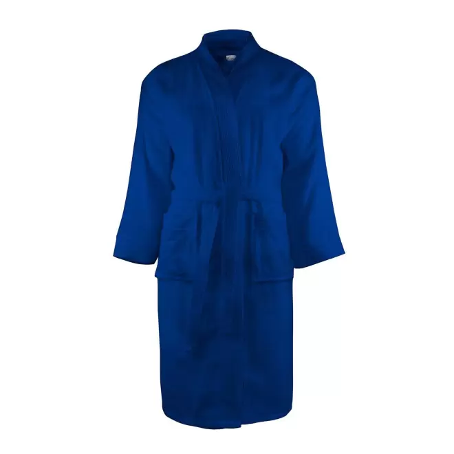 PEIGNOIR PERSONNALISABLE 'BATHROBE 340' - bleu marine