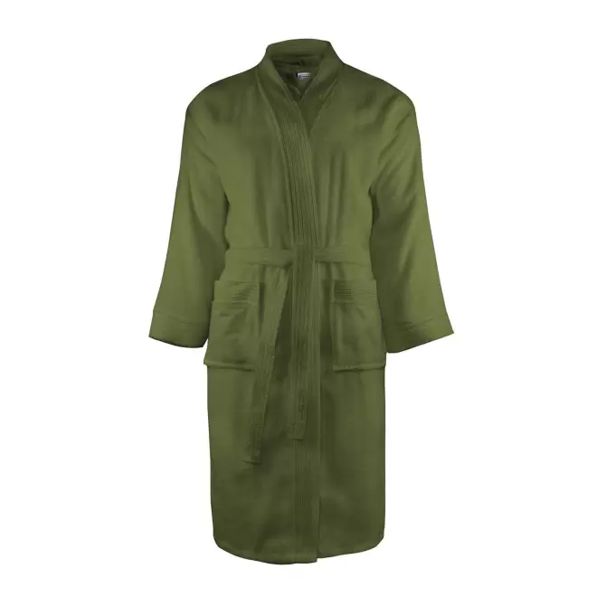 PEIGNOIR PERSONNALISABLE 'BATHROBE 340' - kaki