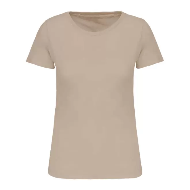 TEE-SHIRT PERSONNALISABLE BIO COULEUR FEMME 'KARIBA 150' - sable