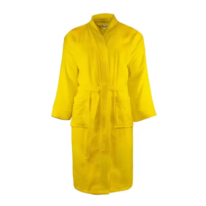 PEIGNOIR PERSONNALISABLE 'BATHROBE 340' - jaune