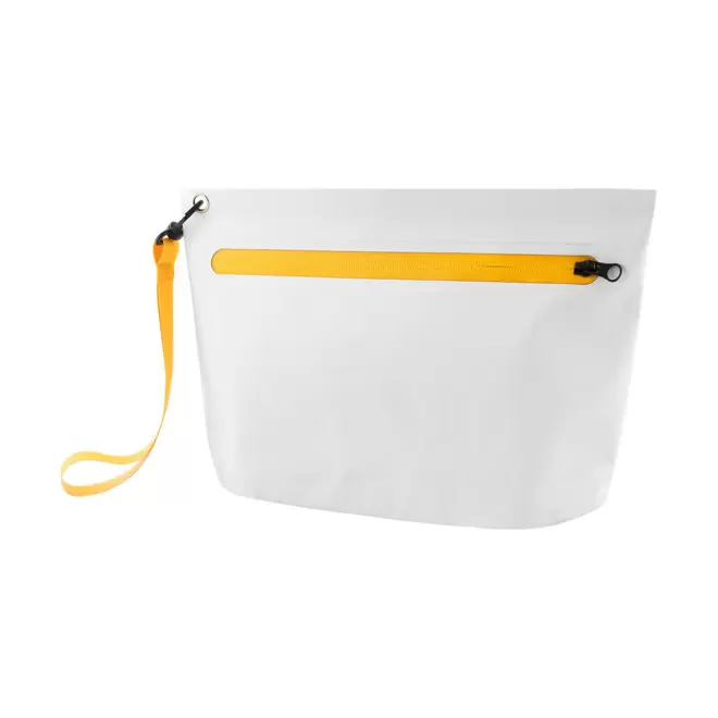 TROUSSE DE TOILETTE ETANCHE PERSONNALISEE 'DENISE' - jaune