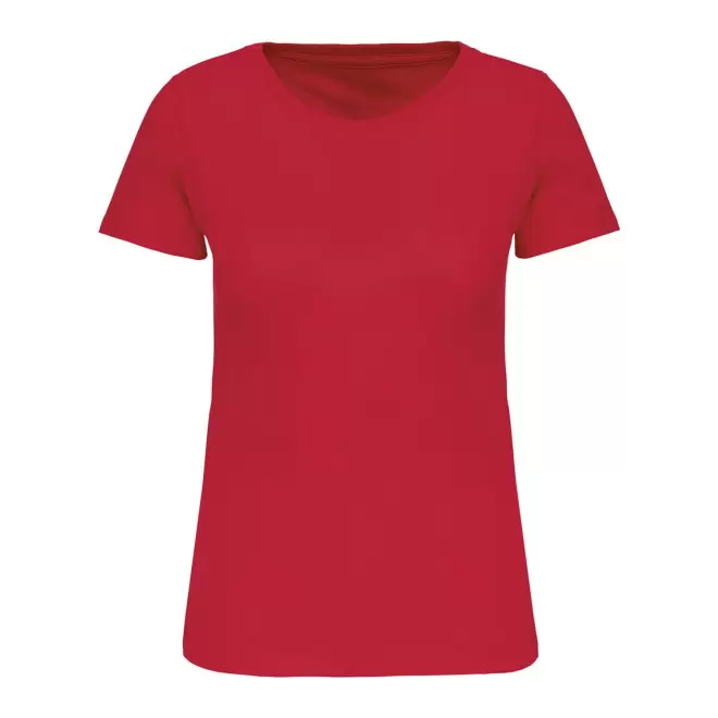 TEE-SHIRT PERSONNALISABLE BIO COULEUR FEMME 'KARIBA 150' - rouge