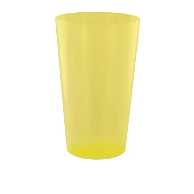GOBELET MIF RÉUTILISABLE PERSONNALISÉ 30 CL 'CUPY' - jaune givré