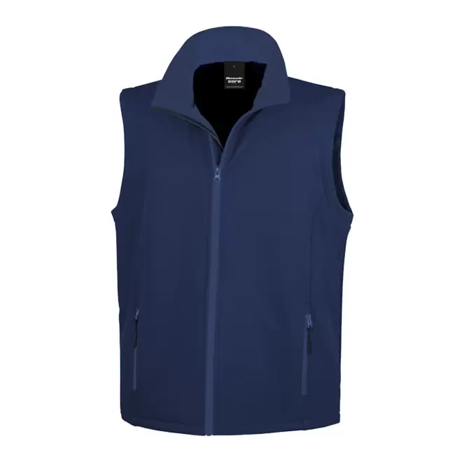 BODYWARMER PERSONNALISE SOFTSHELL HOMME RESULT 'RETALO' - bleu marine