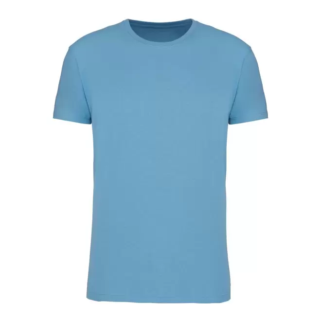 TEE-SHIRT PERSONNALISABLE BIO COULEUR MIXTE 'KARIBA 190' - bleu chiné