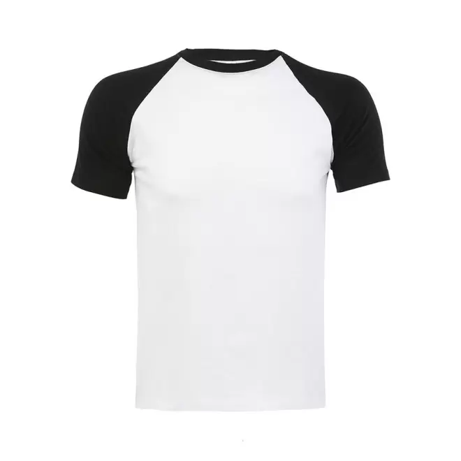 TEE-SHIRT PUBLICITAIRE HOMME 'FUNKY' 150 GR/M² - blanc/noir