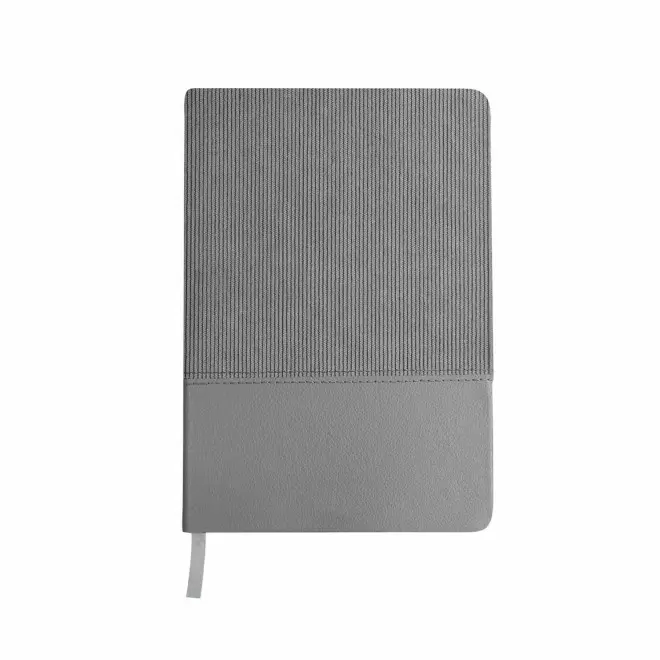 CARNET A5 EN VELOURS PERSONNALISE 'FLOWINE' - gris