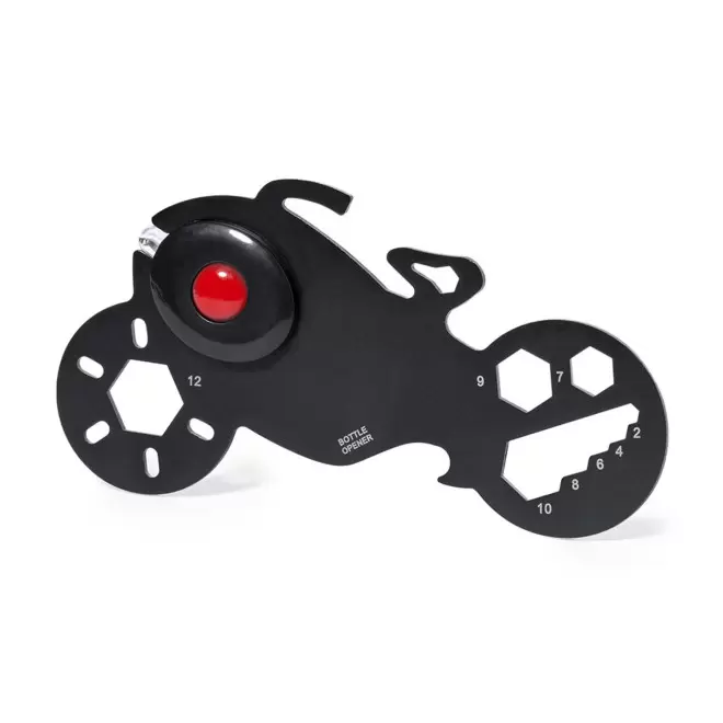 CARTE MULTI-FONCTION PERSONNALISEE 'FESTO MOTO' - noir