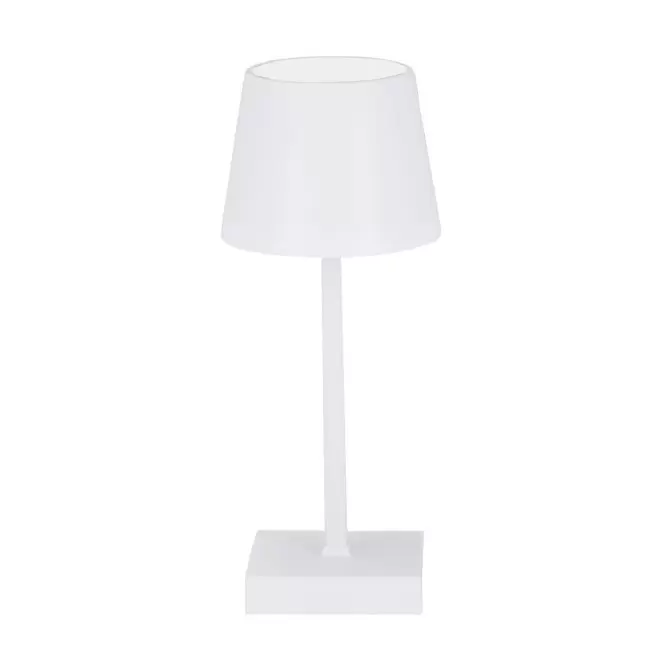 LAMPE DE TABLE PERSONNALISABLE 'LUMINOEU' - blanc