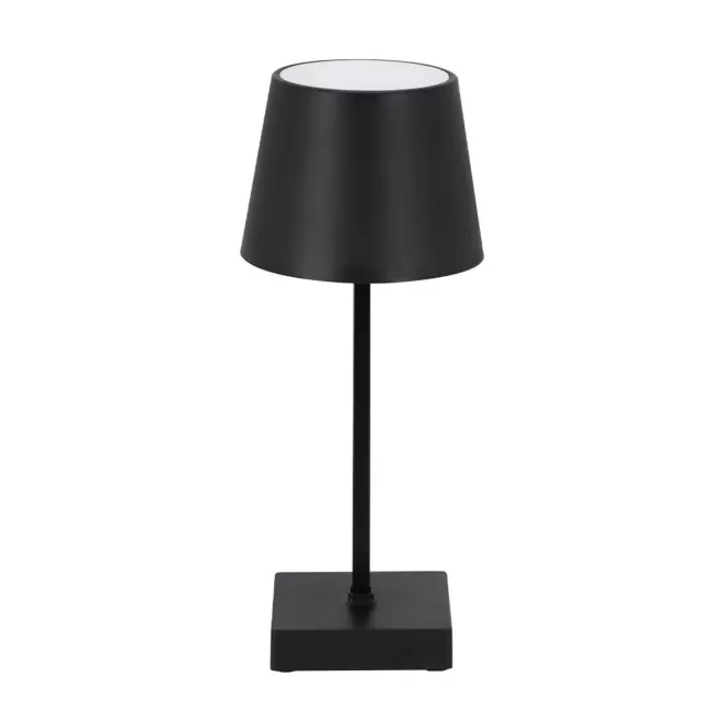 LAMPE DE TABLE PERSONNALISABLE 'LUMINOEU' - noir