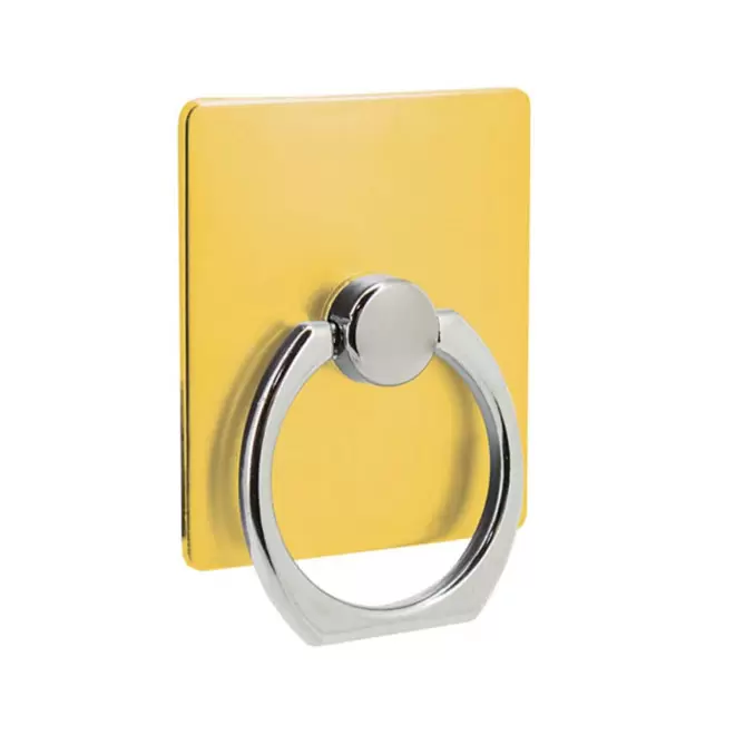 SUPPORT DE TELEPHONE PERSONNALISÉ 'LONA' - jaune