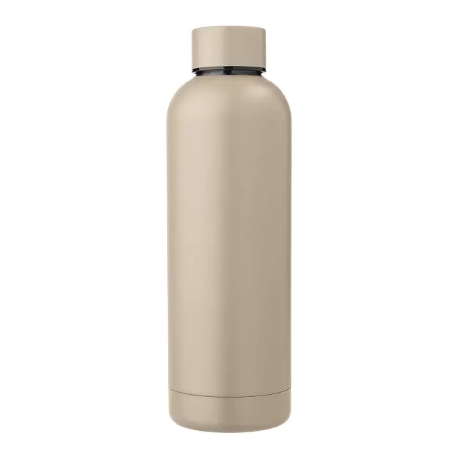 BOUTEILLE 500ML RECYCLE PERSONNALISABLE 'SPAZIO PASTEL' - beige