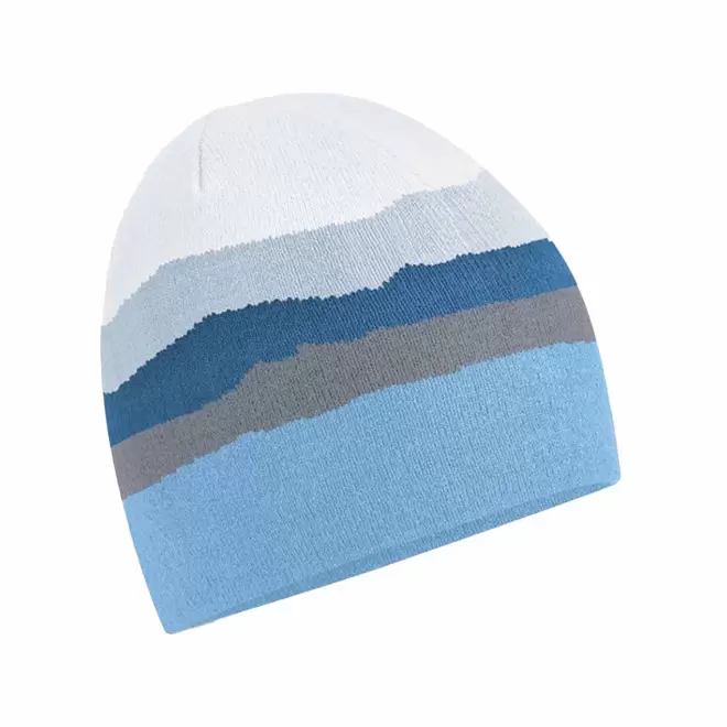 BONNET PERSONNALISE 'MOUNTAIN PEAKS' - bleu clair