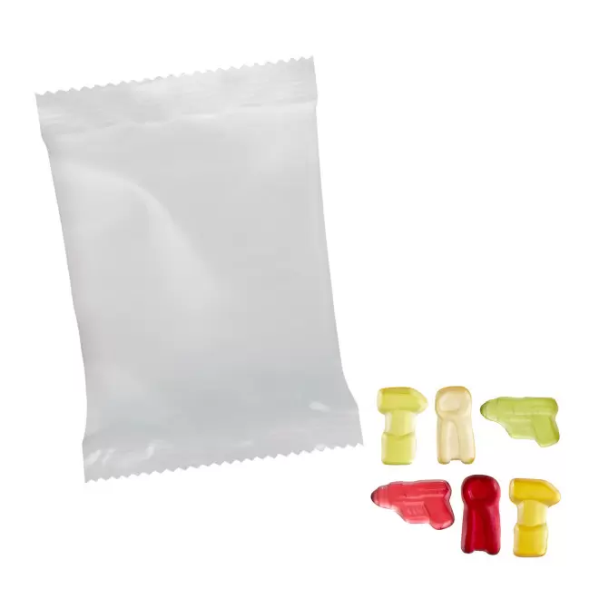 BONBONS GOMME DE FRUITS PERSONNALISABLE 'PIMPY OPAQUE'  - outils