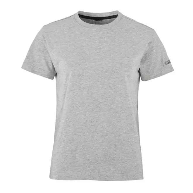 TEE-SHIRT CRAFT PERSONNALISABLE 'COMMUNITY 2.0' FEMME - gris chiné