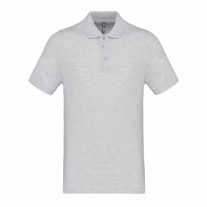POLO HOMME PERSONNALISABLE 'KARIBO 180' - gris chiné