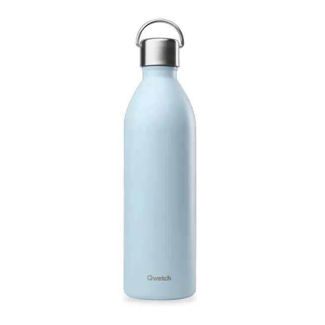 BOUTEILLE ISOTHERME QWETCH® ACTIVE 1L - bleu pastel
