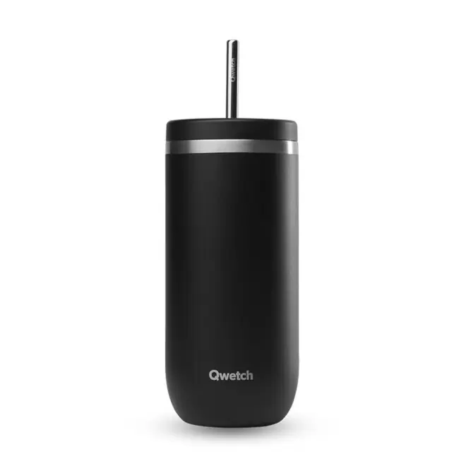 MUG ISOTHERME 600ML PERSONNALISE 'COLD CUP' - noir